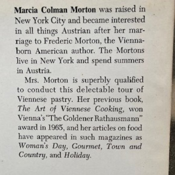 PASTRY VIENNESE  1969 Gourmet Pastry Recipes from Vienna - Picture 6 of 12